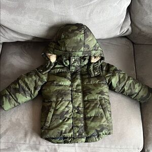 GAP Toddler Camouflage Jacket with Warm Lining